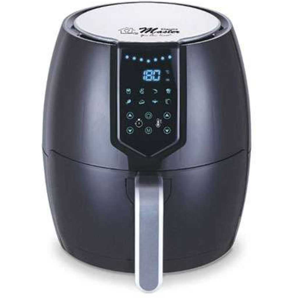 Electro Master Digital Air Fryer EM-AF1153, 4.5L, 1800W Microcomputer Control Preset timer Over Heat Protection