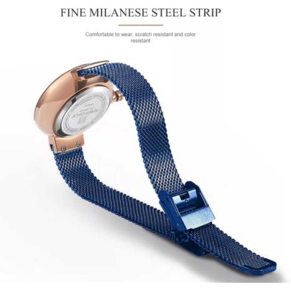 Naviforce Ladies 30M Water Resistant Top Luxury Designer Watch - Blue