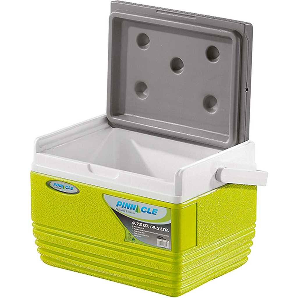 Pinnacle Ice Cooler Box with Soft Touch Handle Keeps Cold Upto 48 Hours (Eskimo Green 4.5L)