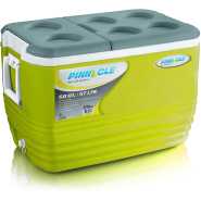 Pinnacle Eskimo 57 litres Ice Box, Holds Ice for 48 Hours (57 litres, Lemon Green)