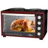 Electro Master EM-EO-1144-35HPR 35L Oven With Hot Plate - Black/Maroon