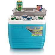 Pinnacle Primero Ice Cooler Box, Keeps Cold Upto 72 Hours (32 Litre, Blue)