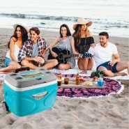 Pinnacle Prudence Ice Cooler Box (Keeps Cold Upto 72 Hours) (66L Blue) Water Coolers TilyExpress