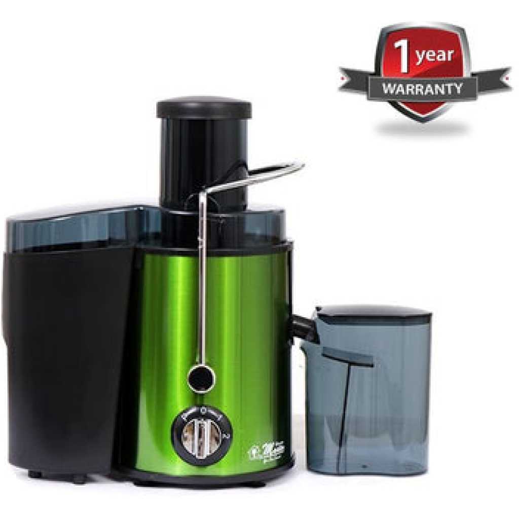 Electro Master EM-JE-1186 Juice Extractor And Food Processor 1.6 liters. Black,Silver