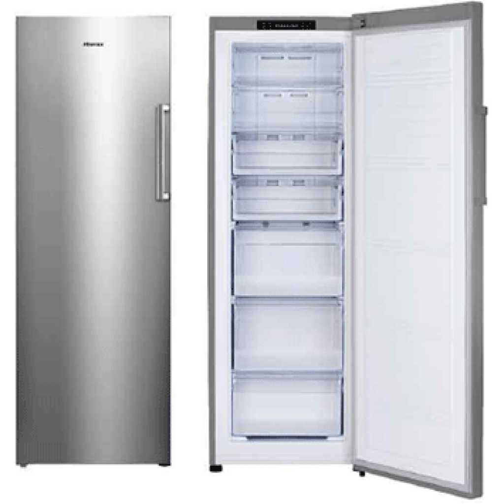 Hisense 310 liter Upright Freezer – RS-31FR, Multi-Air-Flow System Upright Freezer - Silver