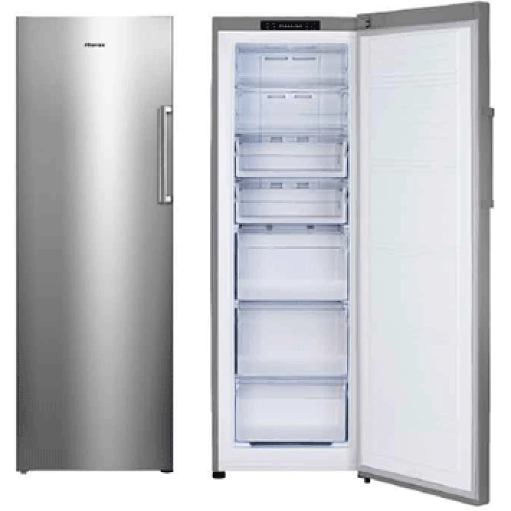 Hisense 310 liter Upright Freezer – RS-31FR, Multi-Air-Flow System Upright Freezer - Silver