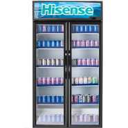 Hisense 758-liter Double Display Cooler – FL-99WC – Vertical Display Chiller, Double Display Showcase Refrigerator - Black