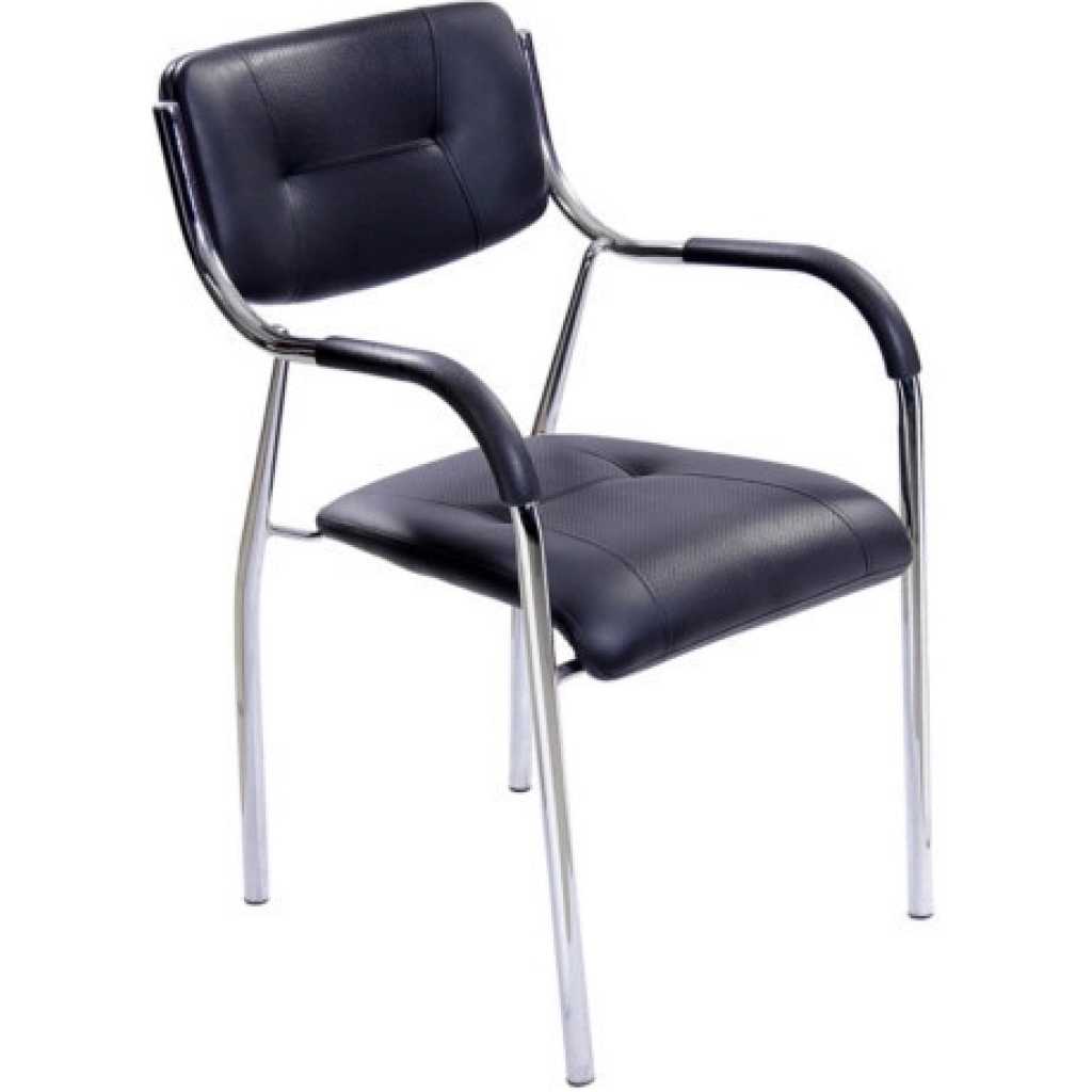 Modern Vistor Office Chair - Black