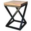 Side Stool UG12P4 - Brown, Black