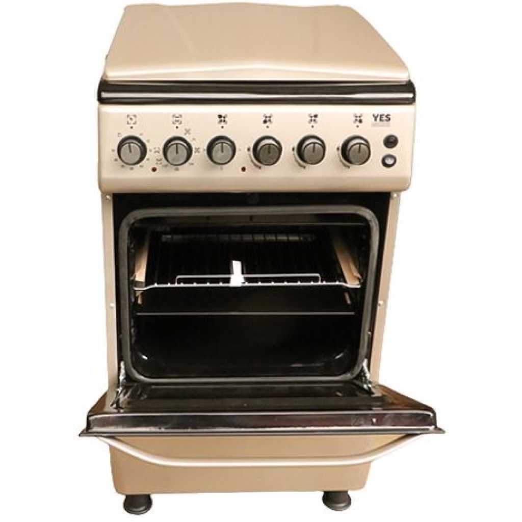 Yes YS-6640FBB- 60cmX60cm 4 Gas burner Cooker - Gold