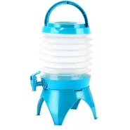 9L Collapsible Juice Beverage Dispenser Tub Water Container With Tap- Multi-colours