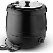 10L Commercial Electric Buffet Soup Warmer Kettle Pot Heater Cooker (Black)