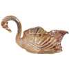 Swan Decorative Center Piece, Cookie, Candy Bowl Jar Storage - Brown