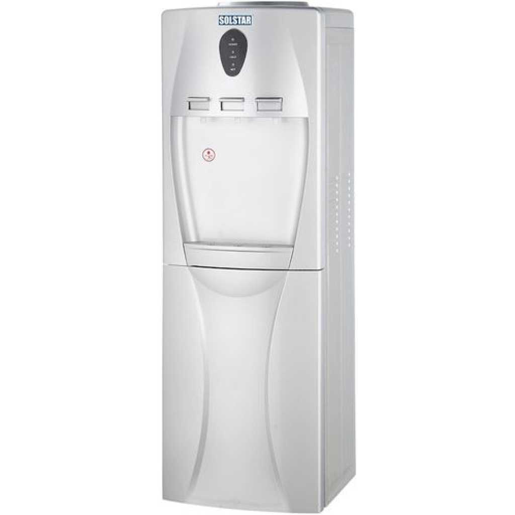Solstar 3 Tap 12L Hot, Normal And Cold Water dispenser For Home And Office- Silver