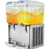 Commercial Cold Beverage Dispenser - 9.5 Gallon Juice Dispenser Machine for Cold Drink,2 Tap Tank- Multi-colours.