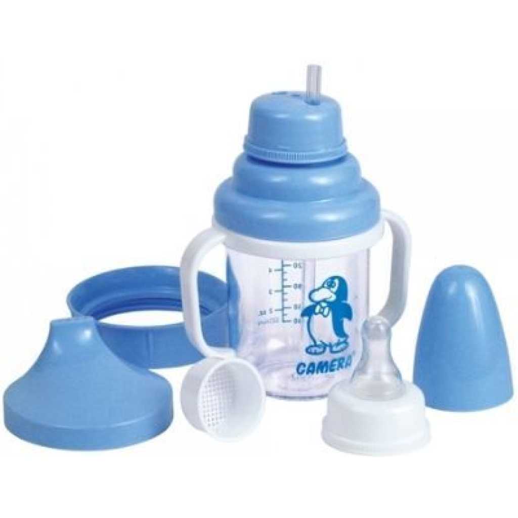 4 In 1 Camera New Safe Milk Baby Feeding Set(180ML) - Multi-colours.