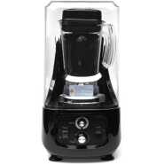 Commercial Ice Crusher Sound Proof Smoothie Blender Juicer With Timer Belt- Black.