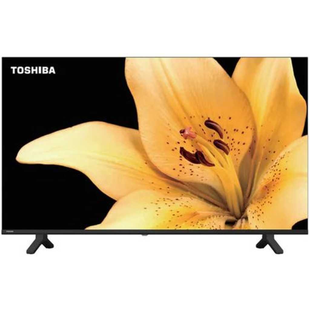 TOSHIBA 32 Inch 32S25 HD Frameless LED Digital TV, DTS Audio, HDMI, USB, Free-to-Air Receiver, Bezel Less - Black
