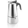 Espresso Maker Emilio For 4 Cups, Stainless Steel- Silver.