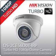 Hikvision DS-2CE5AD0T-IRP 2MP 1080P HD Night Vision Dome Camera (White) Surveillance Cameras TilyExpress