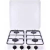 Starlux 4 Burner Gas Stove Cooker Plate With Automatic Ignition - White.