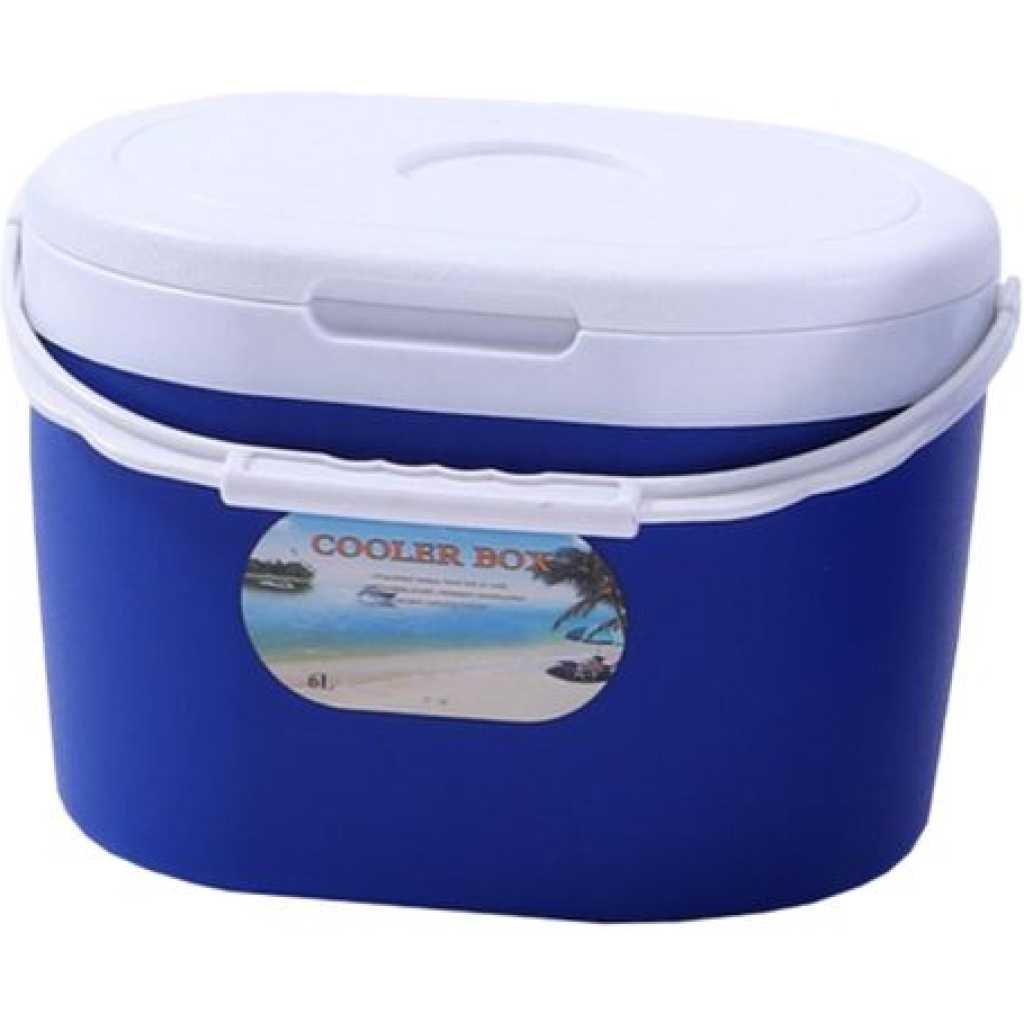 6Litre Insulated Water Cooler Ice Chiller Box- Multi-colours.
