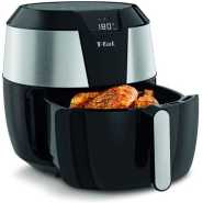 TEFAL Easy Fry Oil-less Fryer XXL, 1800 Watts, Black / Silver, Plastic / Stainless Steel, EY701D28, 1 year warranty