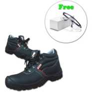 Boots Steel Toe With 1 Free Goggle – Black Men's Fashion TilyExpress