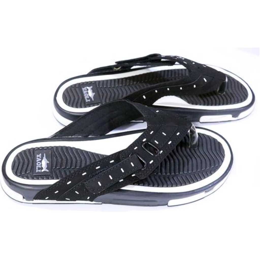 Mens Open Sandles Antislip - Black