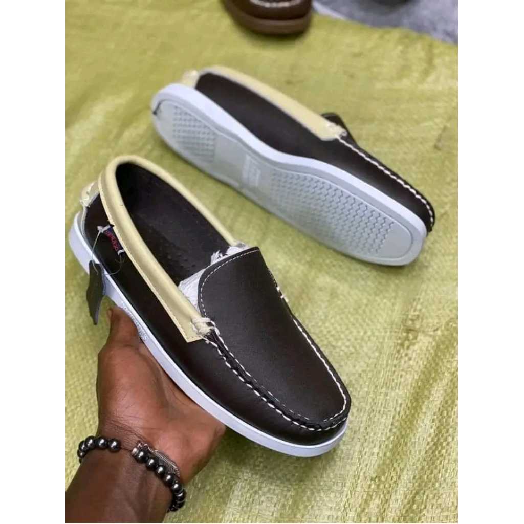 Men's Designer Shoes - Brown,White
