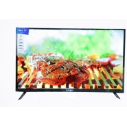 DUBYMAX 32" Inch Semi Smart Digital Satellite Tv Frameless, YouTube, Mira Cast - Black