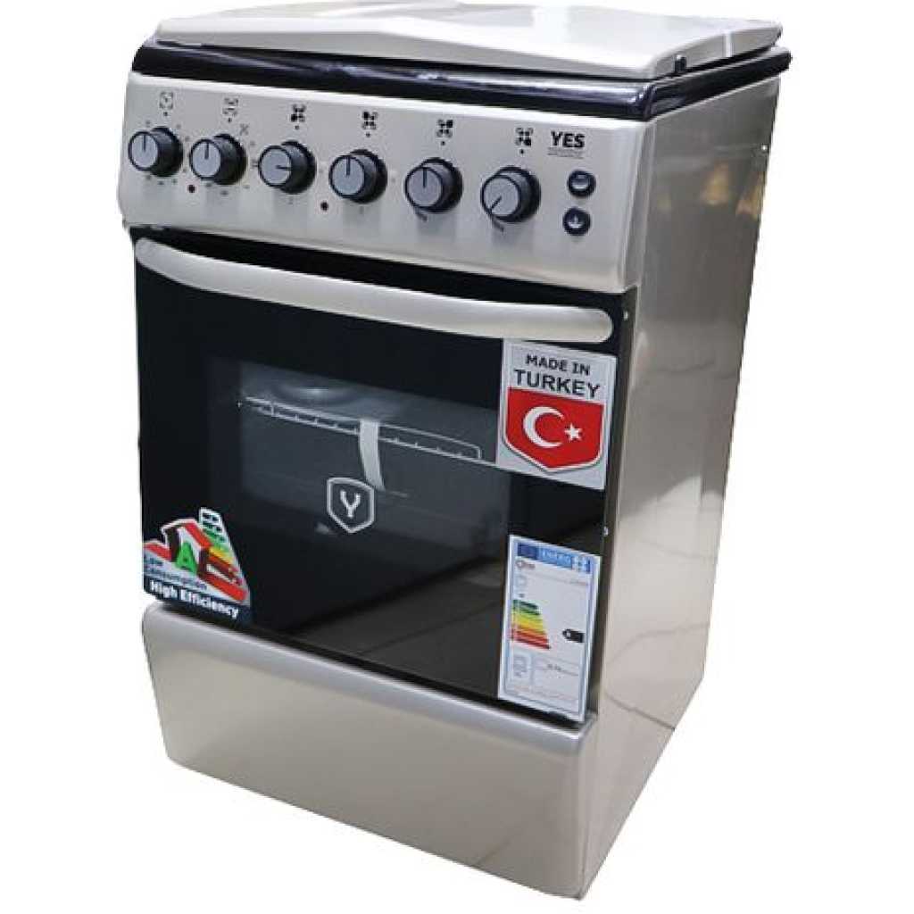 Yes YS-5540GTB 50cmX50cm 4 Gas Burner Cooker – Silver Gas Cookers TilyExpress 3