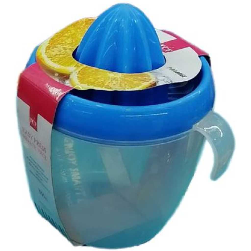 600ml Orange Lemon Squeezer Citrus Juicer jug Container - Multi-colours.