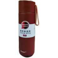 Double Wall Stainless Steel Insulated Vacuum Flask 500ml- Maroon. Glassware & Drinkware TilyExpress