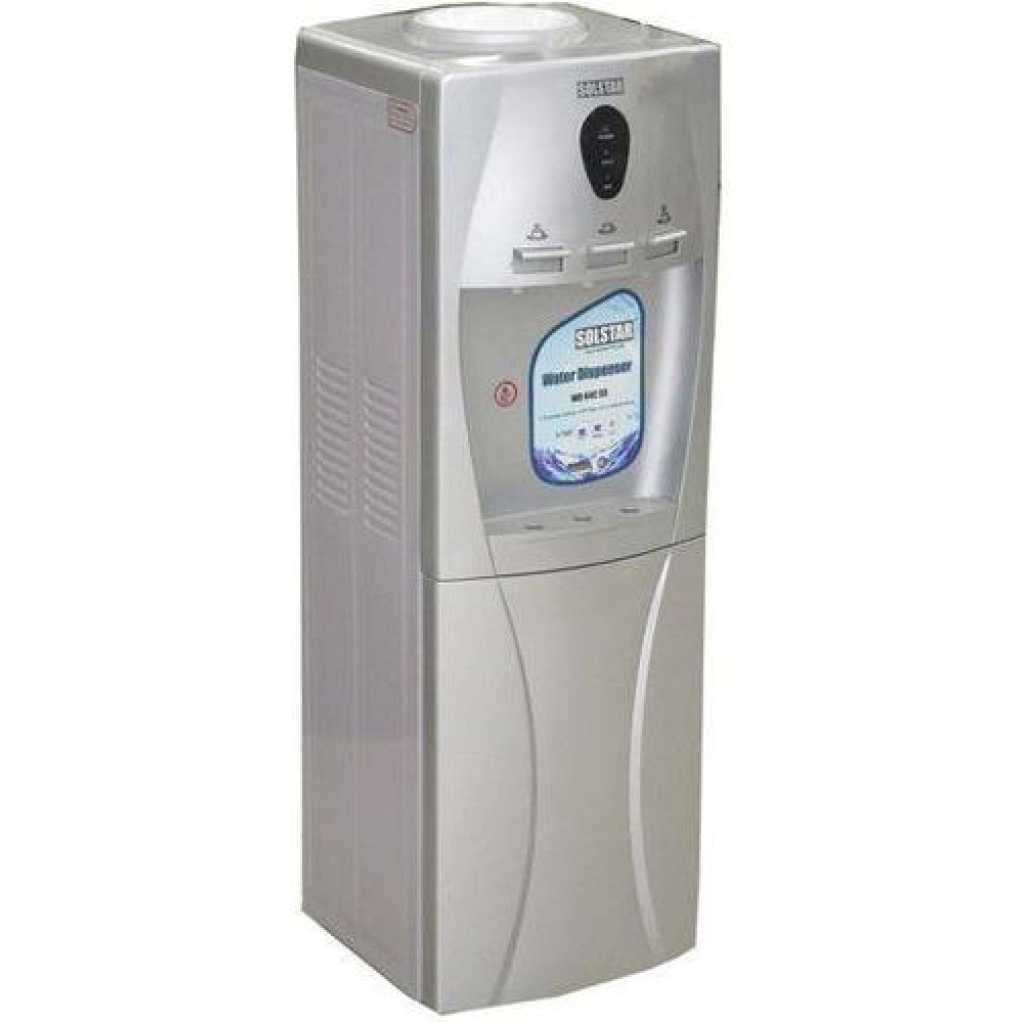 Solstar 3 Tap 12L Hot, Normal And Cold Water dispenser For Home And Office- Silver