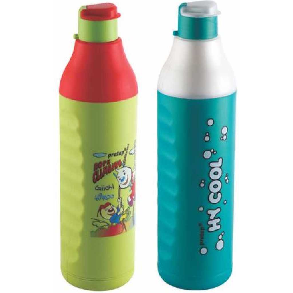 720ml Round Spillproof Insulated Sports Cycling School Water Bottle- Multi-colours