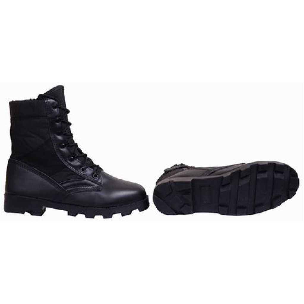 Men Outdoor Desert Boots - Black