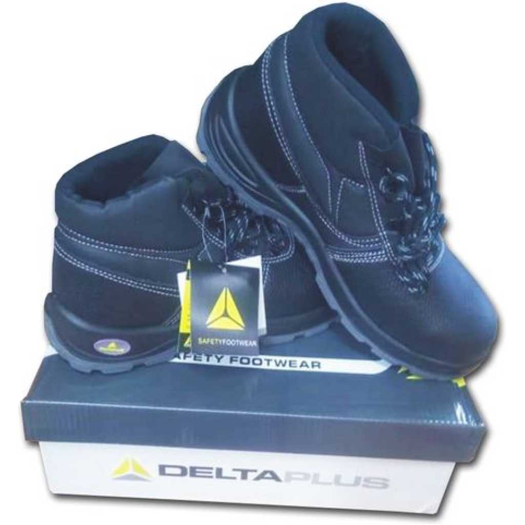 Delta Plus Boots Steel Toe - Black