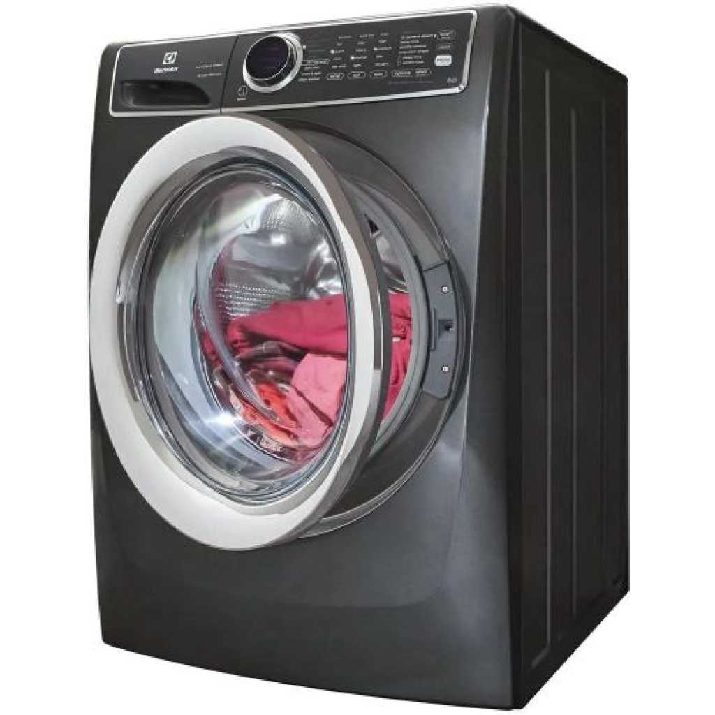 Electrolux 8kg Ultimate Care500 Front Loading Washing Machine, Steam Wash, Inverter Motor - EWF8221DL7- Black