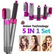 5 In1 Professional Hair Dryer Brush Automatic Curling Iron Hair Straightener Comb Hair Styling Tools Blow Dryer – Multi-colours Hair Styling Tools & Appliances TilyExpress