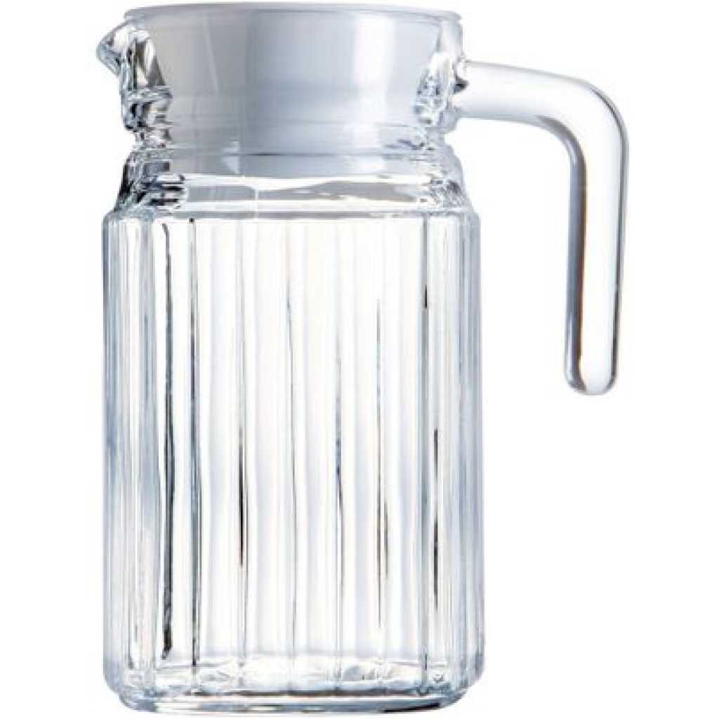 Luminarc 0.5 Litre Glass Juice Water Fridge Jug-Colorless