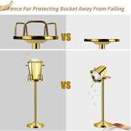 Wine Champagne Ice Bucket Stand Rack Without The Bucket-Gold. Ice Buckets & Tongs TilyExpress