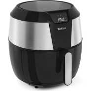 TEFAL 5.6L (1.6KG) Easy Fry Oil-less Air Fryer XXL, 1800 Watts, Black / Silver, Plastic / Stainless Steel, EY701D28, 1 year warranty Air Fryers TilyExpress