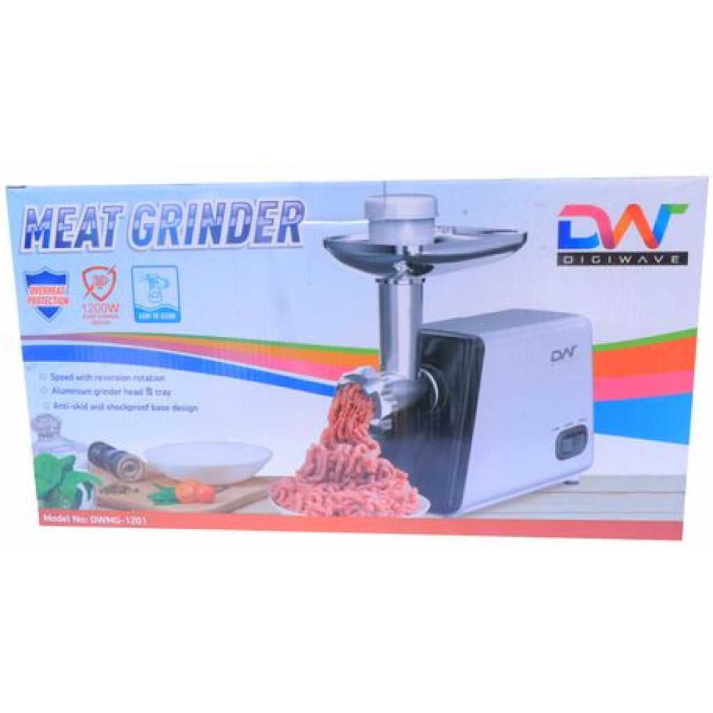 Digiwave DWMG - 1201 Meat Grinder - Silver