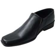 Men’s Faux leather Shoes-Black Men's Loafers & Slip-Ons TilyExpress