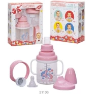 7 In 1 Camera New Safe Milk Baby Feeding Set(250ML) - Multi-colours.