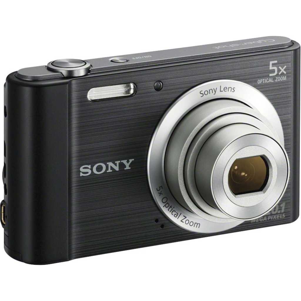 Sony - DSC-W800 20.1-Megapixel Digital Camera - Black