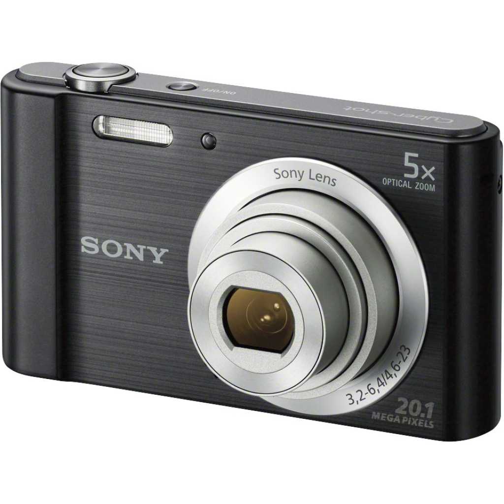 Sony - DSC-W800 20.1-Megapixel Digital Camera - Black