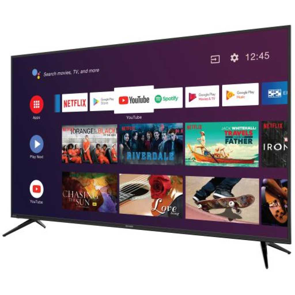 Sharp 70" 4T-C70CK1X LED Smart Android TV 4K Ultra HD TV - Black