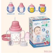4 In 1 Camera New Safe Milk Baby Feeding Set(180ML) - Multi-colours.